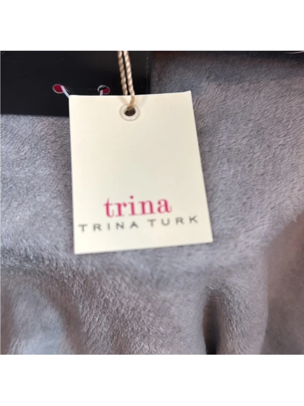 TRINA TURK Multi Color Striped Small Zip Around Card Case in Gift Box/NWT